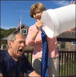 George W. Bush’s Ice Bucket Challenge