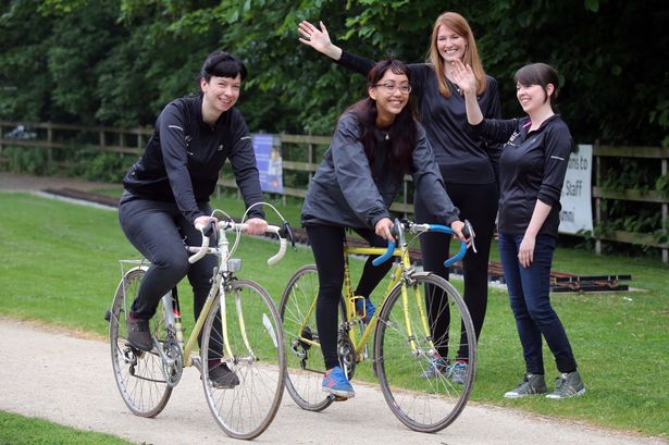 Photo via The Examiner HCMF Bicycle Ride